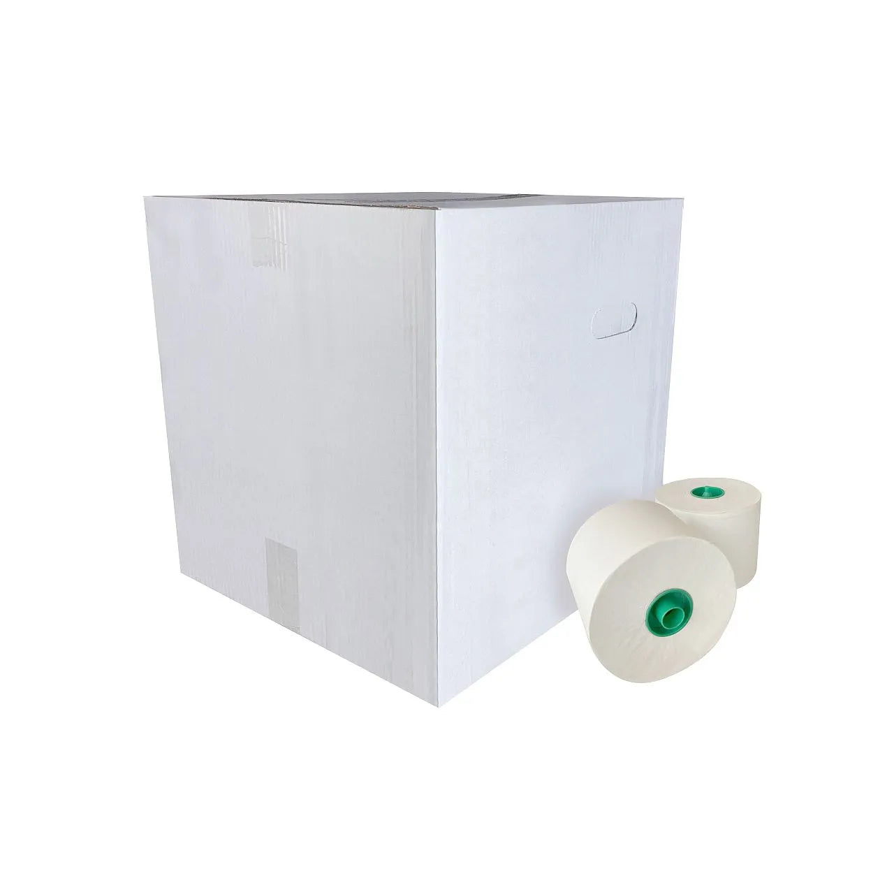 Toiletpapier Euro Met Dop, Recycled Wit - 1 Laags Grijs