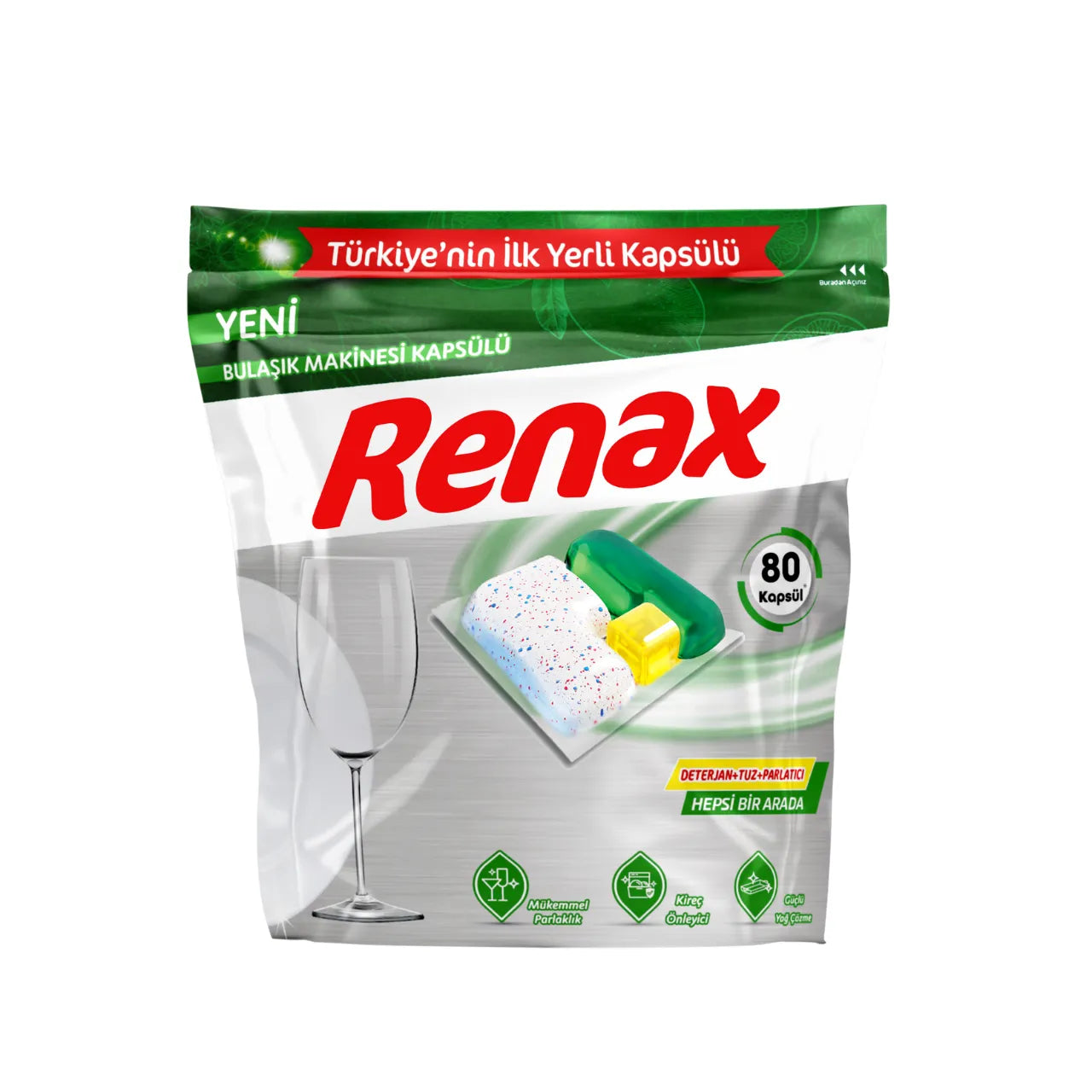 Renax Vaatwascapsule - 80 Capsules