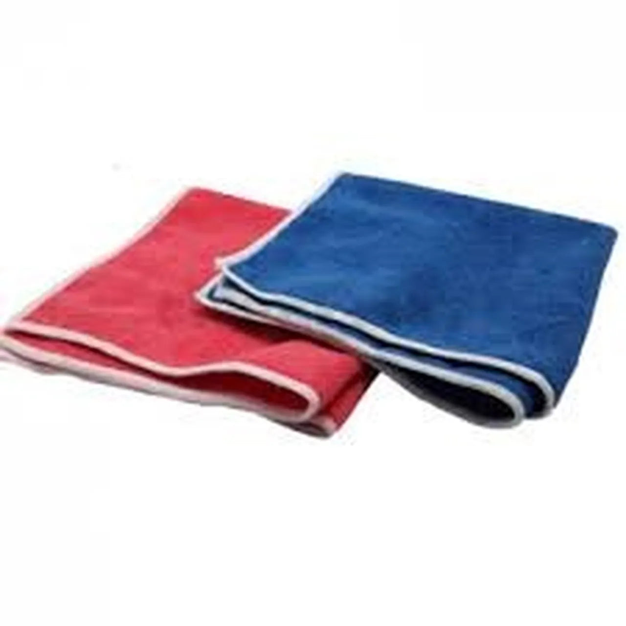 Microvezeldoek Rood/Blauw